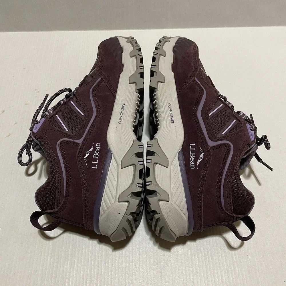 L.L.Bean Trail Model X Ventilated Hiking Shoes Women's 7.5 Wide Purple 523488